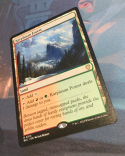 Karplusan Forest - Commander Bloomburrow - Rare - NM (see pics) MTG - Image 3