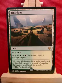 Brushland - The Brothers' War - Rare - NM - MTG - Image 1