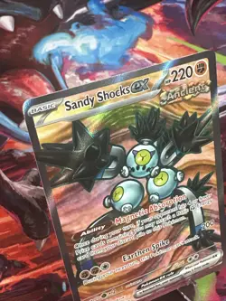 Pokemon TCG Sandy Shocks ex 228/182 Sv04: Paradox Rift Ultra Rare Raw Card - Image 2