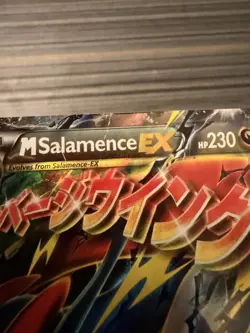 M Salamence EX Black Star Promo XY171 Regular Size Card - Pokemon - Mega MP - Image 3