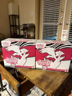 Pokemon TCG Scarlet Violet White Flare Elite Trainer Box ETB Sealed Lot of 2 - Image 2