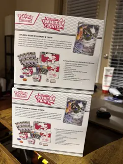 Pokemon TCG Scarlet Violet White Flare Elite Trainer Box ETB Sealed Lot of 2 - Image 3