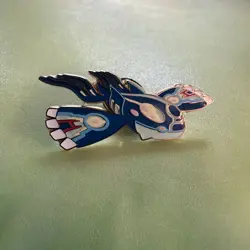 Primal Kyogre Pokemon Pin Badge Metal Mega 2014 Legendary RARE - Image 1