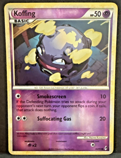 Pokemon Koffing Reverse Holo Call of Legends 60/95 - LP - Image 1