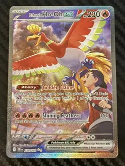 Pokemon TCG Ethan's Ho-Oh EX Sir 230/182 Destined Rivals Mint/Nm Condition - Image 1