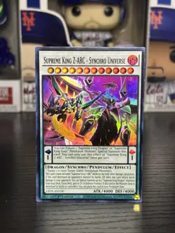 Yu-Gi-Oh! Supreme King Z-ARC Synchro Universe #LEDE-EN100 Super Rare 1st Edition - Image 1