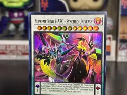 Yu-Gi-Oh! Supreme King Z-ARC Synchro Universe #LEDE-EN100 Super Rare 1st Edition - Image 2