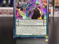 Yu-Gi-Oh! Supreme King Z-ARC Synchro Universe #LEDE-EN100 Super Rare 1st Edition - Image 3