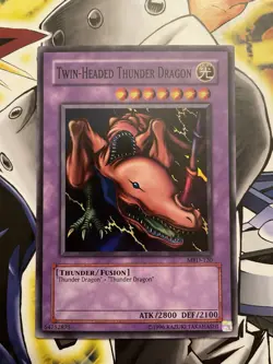 Twin-Headed Thunder Dragon MRD-120 Metal Raiders - Super Rare NM OG Print Unlim - Image 1