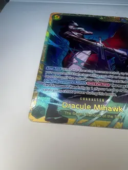 OP14-119 SEC Dracule Mihawk One Piece TCG English Foil The Azure Seven Sea’s - Image 4
