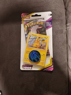 Pokemon Sun and Moon Unified Minds Blister Booster Pack PIKACHU NEW SEALED - Image 1