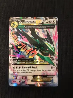 Pokemon M Rayquaza EX Roaring Skies Ultra Rare Holo Card 76/108 - Image 1