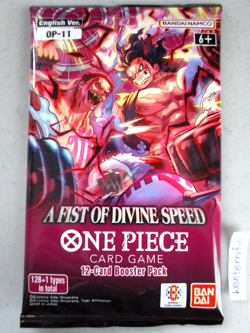 A Fist Of Divine Speed Booster Pack One Piece Card Game OP-11 English OP11 - Image 1