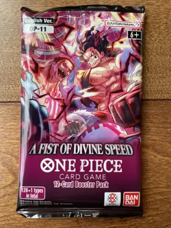 🔥 One Piece A Fist Of Divine Speed Booster Pack Card Game OP-11 English OP11 - Image 1