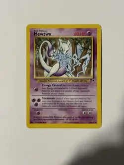 Pokemon TCG Mewtwo Black Star Promo #12 - LP - Image 2