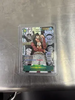 Dracule Mihawk OP14 119 SEC Manga (English) Pack Fresh One Piece TCG - Image 1