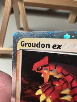 Pokemon 2003 Groudon EX Holo Black Star Promo 002 Ruby - Image 2