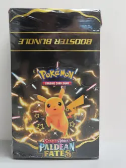 2024 Pokemon Paldean Fates Factory Sealed Booster Bundle Display Box - Image 1