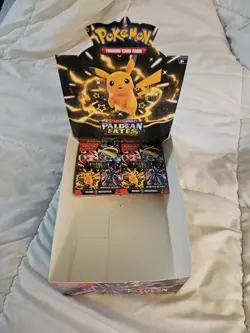 Pokemon Paldean Fates Booster Bundle Display Box - Empty Box Only, No Cards - Image 1
