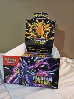 Pokemon Paldean Fates Booster Bundle Display Box - Empty Box Only, No Cards - Image 3