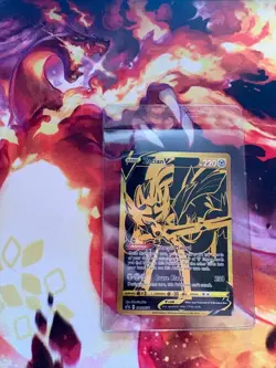 Pokemon TCG Zacian V Gold Holo Black Star Promo SWSH076 M/NM - Image 1