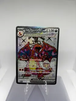 Pokemon TCG Obsidian Flames Charizard EX 215/197 Ultra Rare Near Mint Condition - Image 1