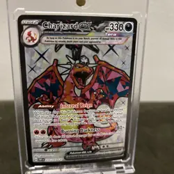 Pokemon TCG Obsidian Flames Charizard EX 215/197 Ultra Rare Near Mint Condition - Image 2