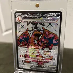 Pokemon TCG Obsidian Flames Charizard EX 215/197 Ultra Rare Near Mint Condition - Image 3