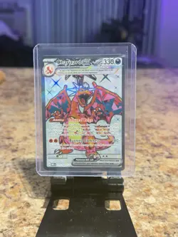 Pokemon TCG Charizard EX Obsidian Flames 215/197 Near Mint Condition - Image 1