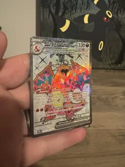 Pokemon TCG Charizard EX Obsidian Flames 215/197 Near Mint Condition - Image 2