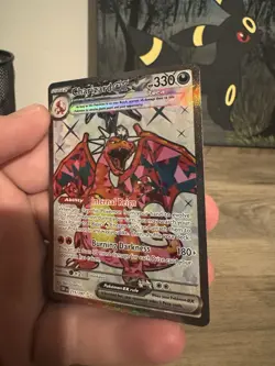 Pokemon TCG Charizard EX Obsidian Flames 215/197 Near Mint Condition - Image 3
