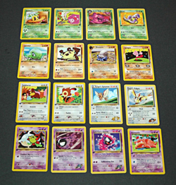 Vintage Lot 16 Non-Holo Pokemon Cards First Editions Team Rocket Gym Neo LP Mix - Image 1