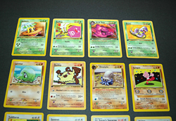 Vintage Lot 16 Non-Holo Pokemon Cards First Editions Team Rocket Gym Neo LP Mix - Image 2