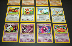 Vintage Lot 16 Non-Holo Pokemon Cards First Editions Team Rocket Gym Neo LP Mix - Image 3