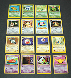 Pokemon Lot 16 Cards First Editions Common Uncommon Non-Holo Assorted LP Collect - Image 1