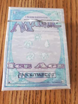 Magic The Gathering ICE AGE FACTORY SEALED DECK (1995) 60 Game Cards and Rules - Image 1