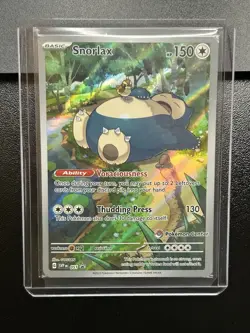 2023 SNORLAX Pokemon Card SVP 051 Pokemon Center Stamped 151 ETB Promo Sealed - Image 2