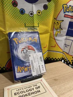 Pokemon x Natural History Museum Pikachu Jumbo Card - WITH NHM BOOKLET - Image 2
