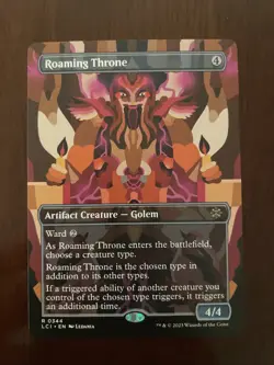 Roaming Throne (Borderless) The Lost Caverns of Ixalan Regular - Image 1