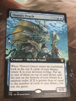 Thassa's Oracle (Extended Art Rare) - Theros Beyond Death Regular - Magic - MTG - Image 1