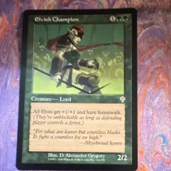 Wizards of the Coast Elvish Champion Invasion Creature Regular English - Image 1
