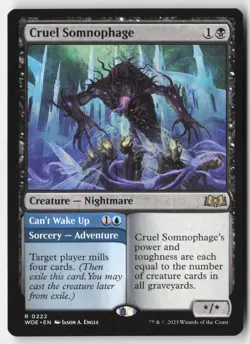 MTG - Cruel Somnophage R Wilds of Eldraine 222 LP-NM - Image 1
