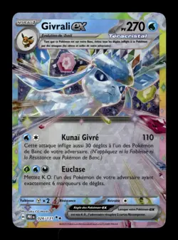 Carte Pokemon Givrali ex 026/131 Evolutions Prismatiques Francais - Image 1
