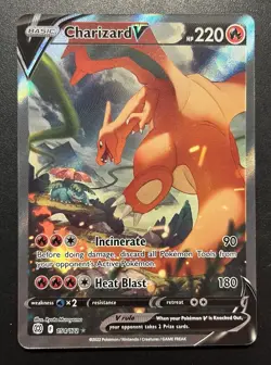 Pokemon TCG Charizard V Alternate Art 154/172 Brilliant Stars Ultra Rare Foil NM - Image 1