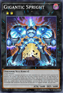 Gigantic Spright BLTR-EN091 - Secret Rare - NM - YUGIOH TCG - Image 1