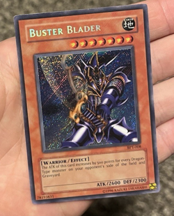 Yu-Gi-Oh! Buster Blader (BPT-008) Secret Rare Tin Promo 2003 HP LP/NM - Image 3