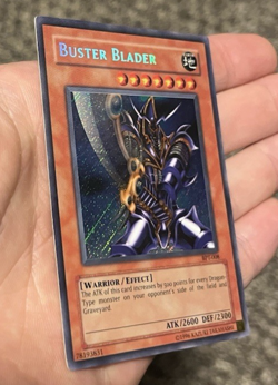 Yu-Gi-Oh! Buster Blader (BPT-008) Secret Rare Tin Promo 2003 HP LP/NM - Image 5