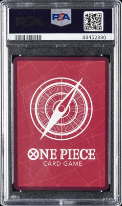 2022 ONE PIECE OP01-ROMANCE DAWN ALTERNATE ART-ERRATA MONKEY D. LUFFY PSA 10 - Image 2
