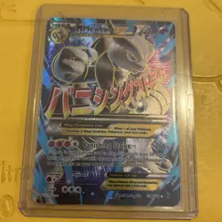 Pokemon Card - M Mewtwo Ex - XY BreakThrough - Full Art - 159/162 - LP-MP - Image 1