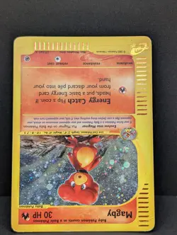Magby 017/165 Expedition Base Set Holo Rare Pokemon TCG Nintendo e-reader MP - Image 4